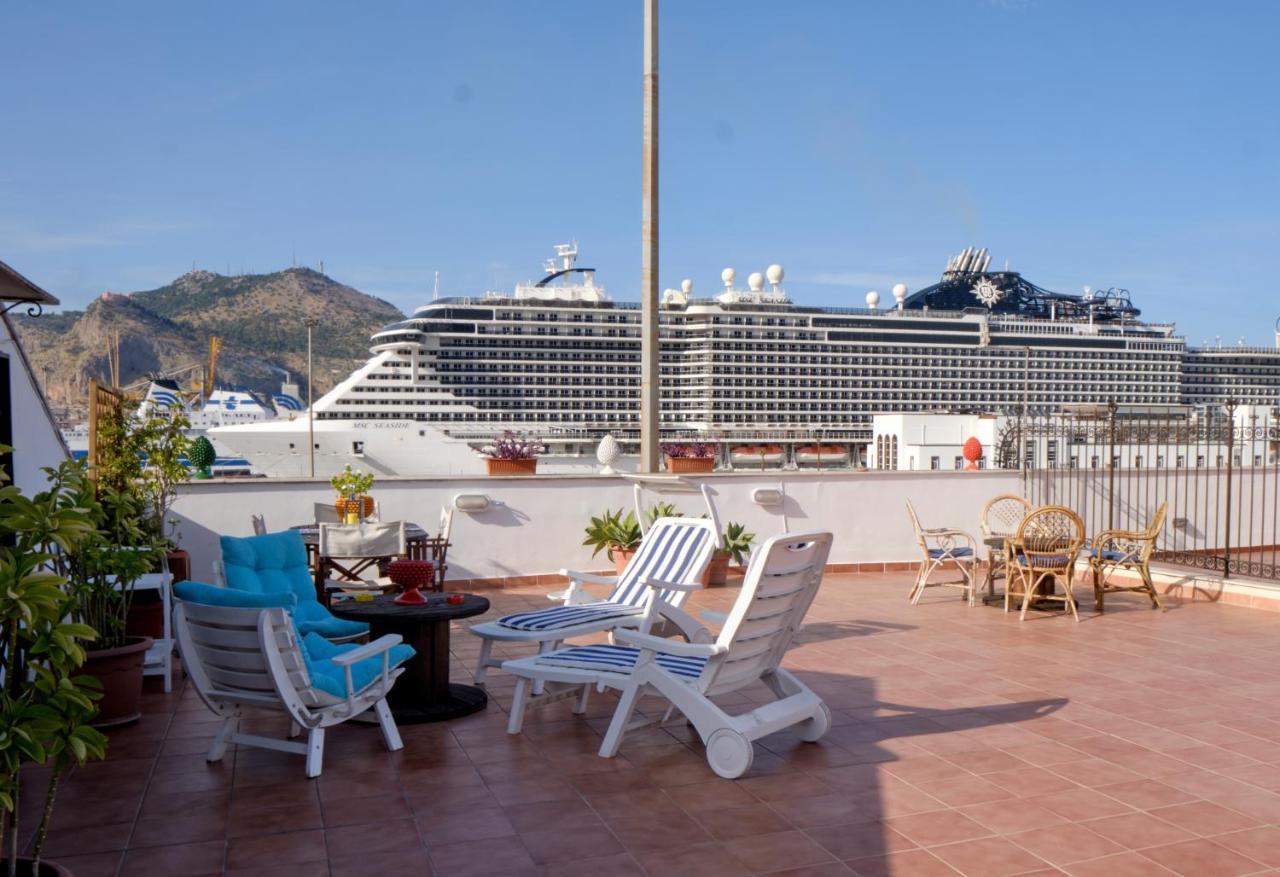 Attico Con Terrazza Sul Porto Lägenhet Palermo Exteriör bild